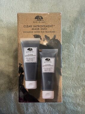 Origins Clear Improvement Mask Duo - Black & White 2.5oz Qty 2